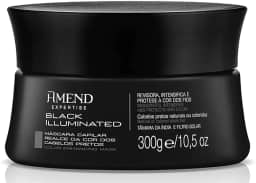 Máscara Amend Expertise Realce da Cor Black Illuminated Cabelos Pretos 300g