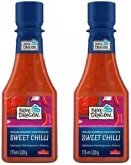 02 Molho De Pimenta Sweet Chili Agridoce Blue Dragon Sakura 175ml