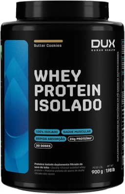 Dux - Whey Protein Isolado - 900g - Butter Cookies