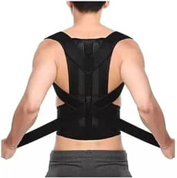 Colete Postural Corretor Lombar Indireita Costas Modelador Cinta Melhoras Modelador Tamanhos Estabilizador Ajustável Dor Nas Costas Unisex Conforto Homens Mulheres Coluna Ortópedico Premium JCanovaStore
