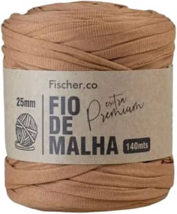 Fio de Malha Extra Premium Fischer 25mm x Rolo com 140m (18 CARAMELO)