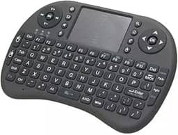 Mini Teclado Sem Fio 2.4G com LED RGB 3 Cores – Teclado Wireless Portátil QWERTY para PC, Smart TV, Android, TV Box e Jogos