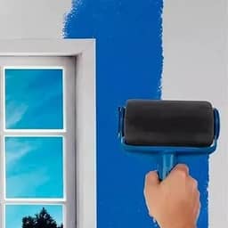 Rolo de Pintura com Reservatório – Pintura Profissional Rápida e Limpa, Sem Sujeira, Sem Goteiras, Ideal para Paredes, Tetos e Rodapés