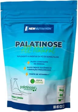 Palatinose Isomaltulose All Natural - 1000G Limão - Newnutrition, Newnutrition