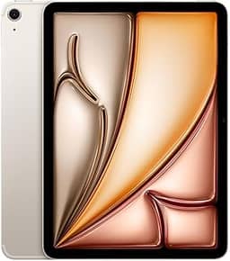 Apple 2025 iPad Air de 11 polegadas (Wi-Fi + Cellular, 256 GB) - Luz das estrelas (M3)