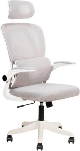 Cadeira De Escritório Ergonômica Giratória com Apoio de Braços 150kg 3D Plus (Branca)