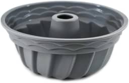 Forma de Silicone para Bolo Pudim Flan Gelatinas 20cm com Furo – Flexível e Colorida