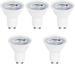 Kit 5 Lâmpadas Led Dicróica Mr16 Gu10 2700k 4,8w Bivolt