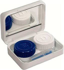 Estojo Lente De Contato Com Ventosa Extratora E Espelho Look Vision