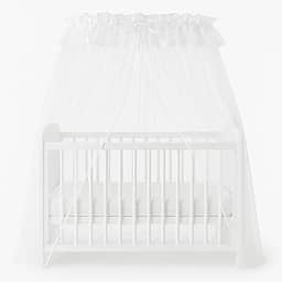 Mosquiteiro kids bed rede de proteção mosquiteiro kids bed net tule(Rosa,BERÇO NACIONAL)