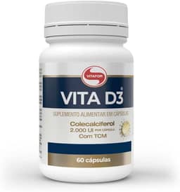 Vita D3 Vitamina D 60 Cápsulas Vitafor