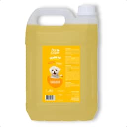 Shampoo e Condicionador Banho Pet Shop para Cachorro e Gato 5L Pet Clean Pelos Claros