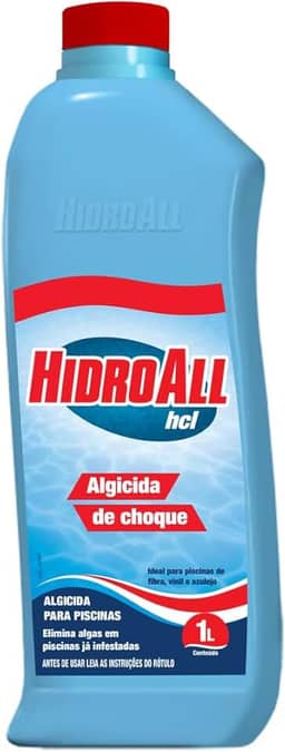 HidroAll Algicida hcl Algicida de Choque 1Lt