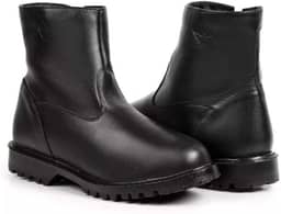 Bota Masculina de Inverno em Couro Forrada com Lã Imperméavel - Quebec