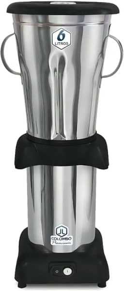 liquidificador industrial 6 litros baixa rotação bivolt - jl colombo
