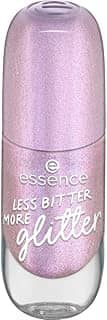 Esmalte de unhas com efeito gel essence cor 58 LESS BITTER MORE glitter