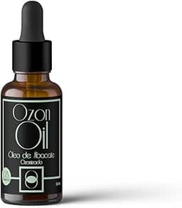 Óleo de Abacate Ozonizado 50ml – 100% Puro, Super Concentrado e em Vidro Âmbar Premium!