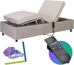 Cama Articulada Motorizada Zeus Pilati com Colchão Hospitalar e Capa Impermeável original Pilati - Bivolt - Capacidade 150kg (200 cm x 90 cm x 42 cm)