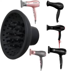 Difusor de Cachos para Secador de Cabelo Mondial Todos Modelos - Tamanho Grande