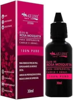 Óleo de Rosa Mosqueta Puro, 30ml, Max Love