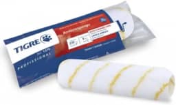 Rolo de Lã Sintética Antirrespingo Econômico, Tigre 61376230, Branco, 23cm