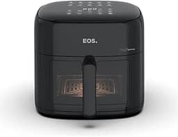 Fritadeira Sem Óleo Air Fryer Eos Chef Gourmet 6.2 Litros Compacta Digital Preto Eaf60p 110v