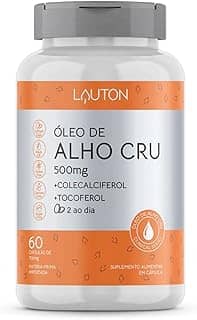 Oleo De Alho Cru 500mg 60 Capsulas | Lauton Nutrition