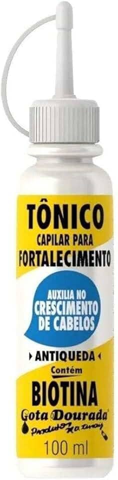 Tonico Gota Fortalecimento Antiqueda Combiotina 100Ml, Gota Dourada