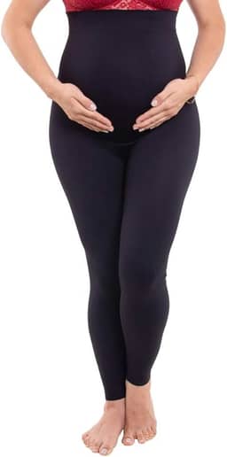 Calça Legging Gestante Trifil Conforto Sem Costura Cintura Alta