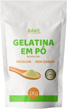 Gelatina em pó Adali 1Kg - Sem sabor
