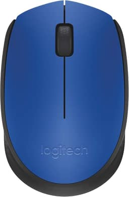 Mouse sem fio Logitech M170 com Design Ambidestro Compacto, Conexão USB e Pilha Inclusa - Azul