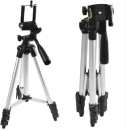 Tripé Semi Profissional Universal Para Celular e Câmera 1,1M Com Bolsa De Transporte Tripod Pedestal Com Regulagem