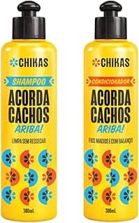 Chikas Shampoo e Condicionador Acorda Cachos 300ml Low Poo