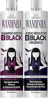 Japinha - Kit Redutor Wandinha Black Organico Shampoo + Ativo 1000ml