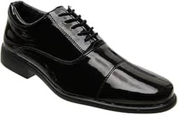 Sapato Social Masculino Estilo Militar em Couro Ecológico 12010