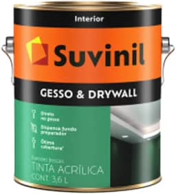 Complemento Suvinil para outras superficies Gesso e Drywall 3,6Lt - Branco - 50508911