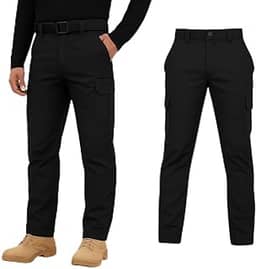Calça Tática Anti‑Rasgo Thunder Poly Stop 6 Bolsos Estilo Militar Perfeita para Escalada Pesca Trilha Esportiva.