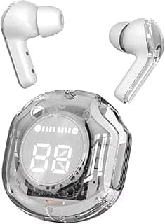 Fones Ouvido Transparente Ultrapods Pro Tws Bluetooth 5.3 - Branco