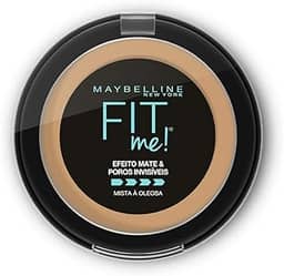 Maybelline NY Pó compacto Efeito Mate e Poros Invisíveis Fit Me Médio Neutro N05