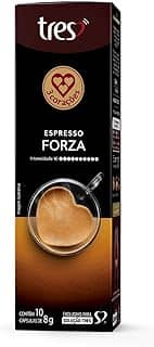 Cápsula de Café Espresso Forza 3 Corações 10 unidades