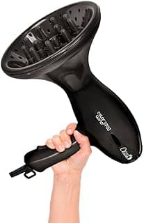 SANTA CLARA Difusor De Ar Simples Para Secador De Cabelo Santa Clara Preto