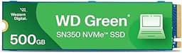 SSD WD Green SN350 500GB NVMe M.2 2280 (Leitura até 2400MB/s e Gravação até 1500MB/s)