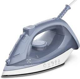 Electrolux, Ferro de passar seco e vapor, base antiaderente vapor vertical extra 1200W cabo 1,35m azul ESI10 220v