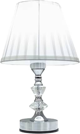 Abajur de Mesa Cristal Cupula Abajur Para Quarto 3 Níveis de Intensidade Toque na Base (110)