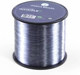 Pesca Brasil, Linha de Pesca 500m Transparente Monofilamento Nylon Resistente, Aqualine Invisible 0,28mm