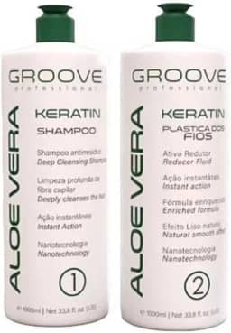 Escova Definitiva De Babosa Keratin Groove Professional 1l