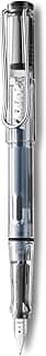 LAMY safari vista - Caneta tinteiro com grip ergonômico e pena de aço polido M - ideal para escrita e caligrafia - incluindo cartucho azul LAMY T 10
