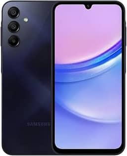 Celular Samsung Galaxy A15 128GB, 4GB RAM, Tela Infinita de 6.5' Azul Escuro