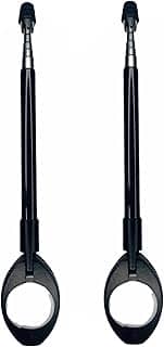 Antena Corta Pipa Motocicleta - Aço Retrátil 7 Estágios Kit 2 Unidades