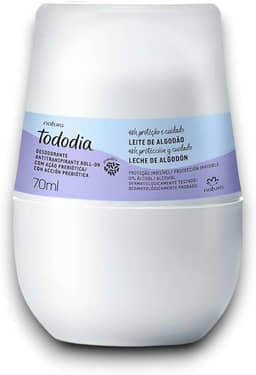Natura Desodorante Antitranspirante Roll-On Ação Prebiótica Leite de Algodão 70ml